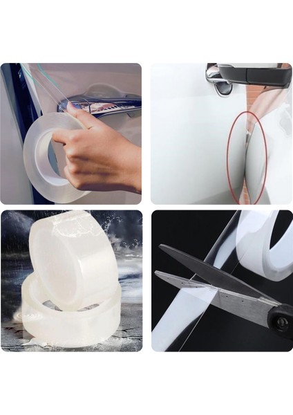 Büro Ev Ofis Arabası Için Şeffaf Sızdırmaz Çizilmeye Dayanıklı Oto Darbe Koruyucu Bant fiyatları