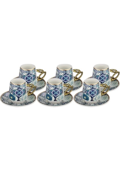 Paçi Etnik 6'lı Porselen Kahve Fincanı SHOPWAVE-P-POR-101736 fiyatları