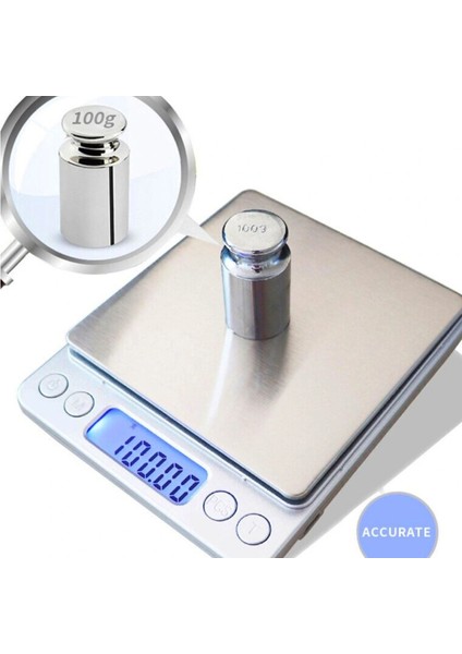 Elektronik 3 kg Kapasiteli Dijital Hassas Kantar Mutfak Tartısı Terazi (5047) fırsatları