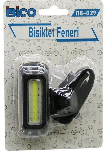 Bisiklet Feneri Pilli 4 Fonksiyonlu= Renkli - Beyaz - 2 Sitil Sinyalli Işık (5047)