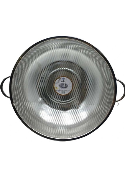 Metal Kulplu Çelik Tel Sepet Süzgeç 32CM (5047)