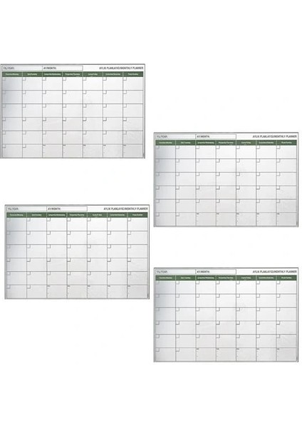 Manyetik Yapışkanlı Bir Aylık Program Planlayıcı Takvim 85X56 cm (5047) indirimleri