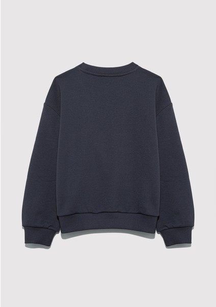 Kuromi Baskılı Antrasit Sweatshirt 7S10139-70087