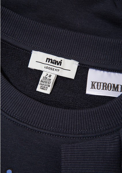 Kuromi Baskılı Antrasit Sweatshirt 7S10139-70087