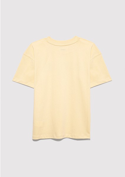 Mavi Jns Baskılı Sarı Tişört 6610396-70024