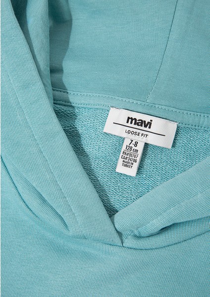Mavi Logo Baskılı Yeşil Sweatshirt 7S10124-71748
