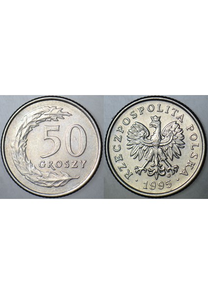 Polonya 50 Groszy 1995.