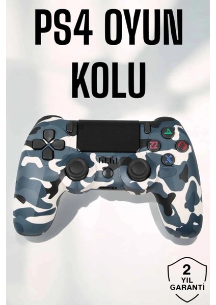 Ps4 Oyun Kolu Kamuflaj Desenli Joystick