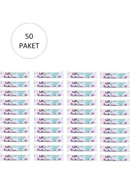J-250 Jumbo Boy Çöp Torbası 80 x 110 cm 10 Lu Rulo x 50 Paket = 500 Adet (Mavi)