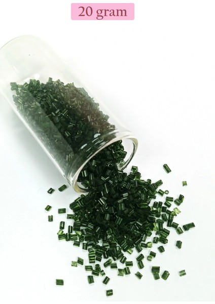 Kesme Cam Boncuk 2mm - 4 Renk - Toplam 80 Gram - BNC439 modelleri
