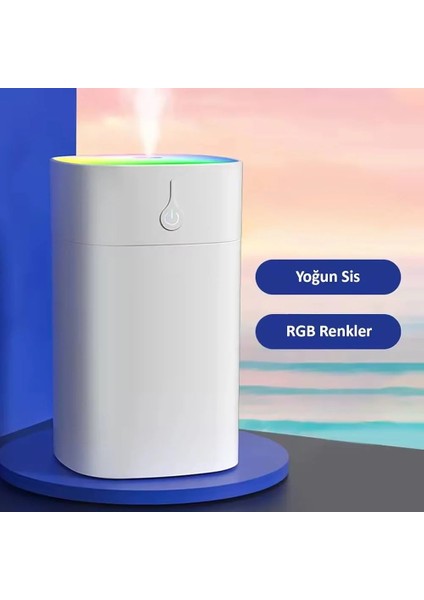 H2O Humidifier 400 ml Ulrasonik Hava Nemlendirici (5047) fırsatları