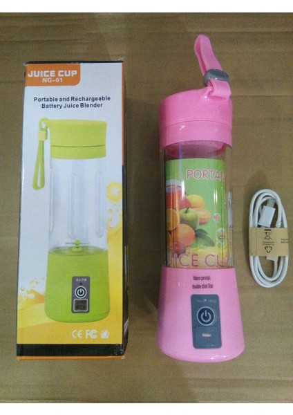 Juice Cup Ng-01 Taşınabilir ve Şarj Edilebilir Meyve Suyu Blender (5047) fırsatları
