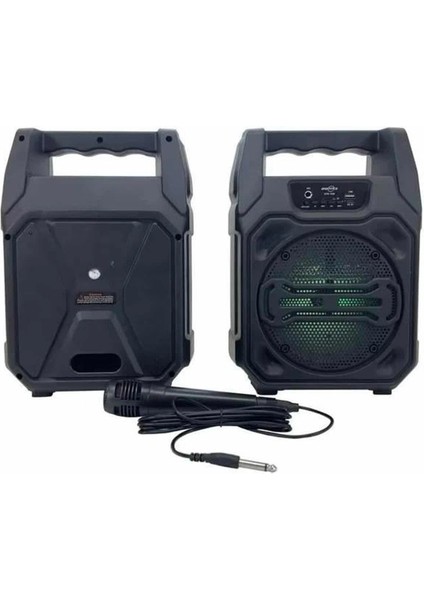 Karaoke Mikrofonlu Fm Radyolu Bluetooth Hoparlör Yüksek Ses Kaliteli modelleri