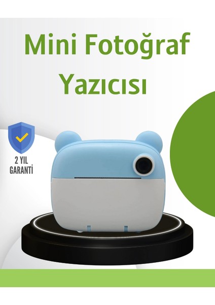 12 Özel Efektli ve Self-Timer Fonksiyonlu Baskı Kamera