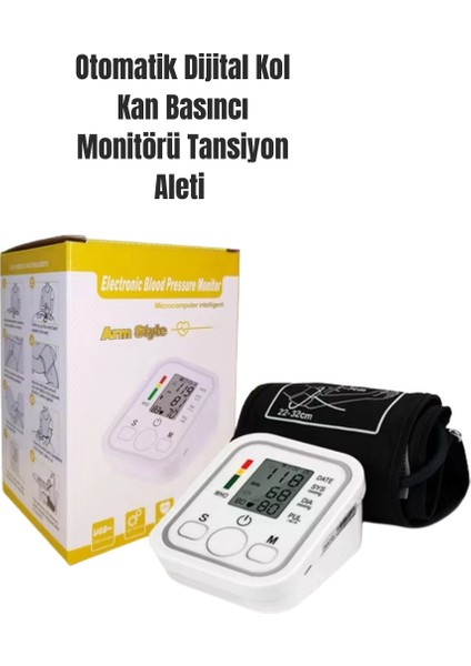 Taşınabilir Pil ve USB Girişli Tansiyon Aleti