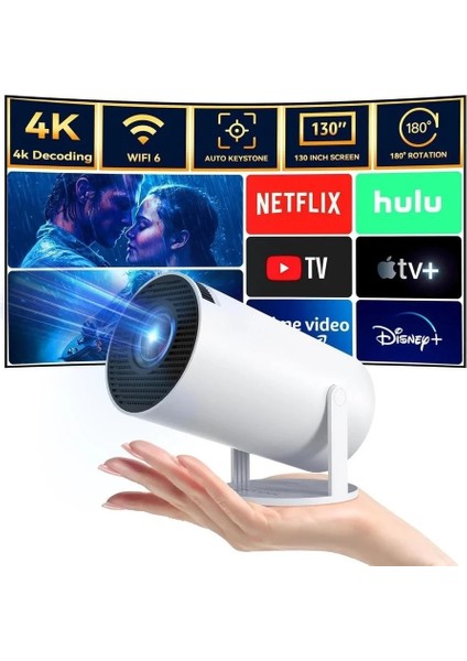 HY300 Full Hd Android Taşınabilir Mini Projeksiyon Cihazı (5047) modelleri