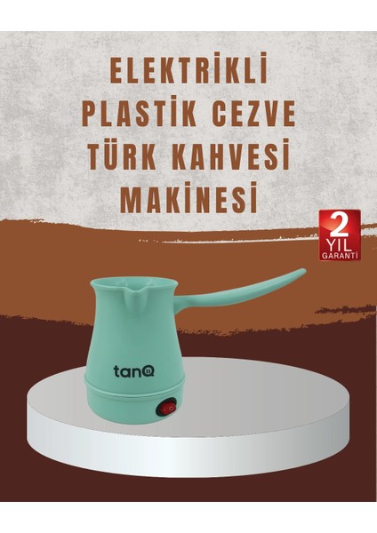 Işıklı Açma Kapama Anahtarlı Elektrikli Kahve Cezvesi