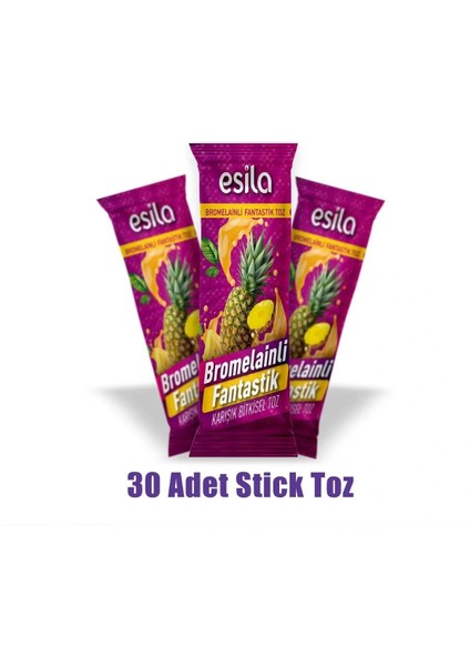 Fantastik 30’lu Stick Bromelainli Bitkisel Toz Çay fiyatları