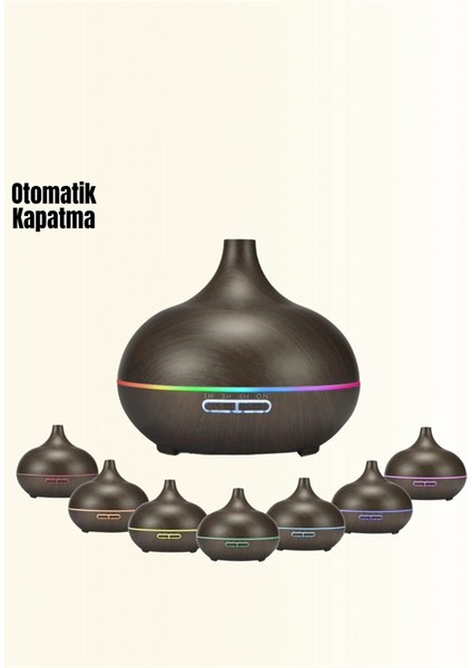 Zamanlayıcılı ve Otomatik Kapanmalı Aromaterapi Nemlendirici Difüzör fırsatları