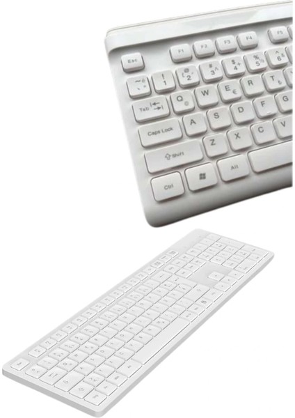2.4 Ghz Wireless Kablosuz Klavye Mouse Seti Tv Pc Uyumlu fırsatları