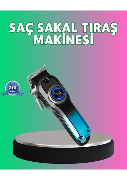 4 Limit Tarağı ve Ayarlanabilir Kesim Uzunluğu Saç Makinesi