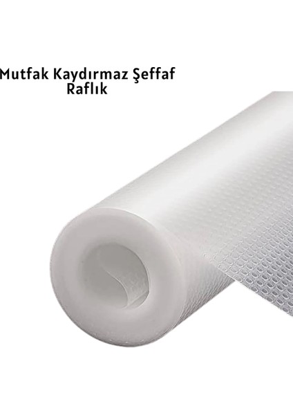 Kaydırmaz Şeffaf Raflık