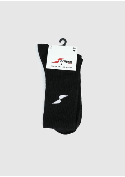 Siyah Eclipse Sport ES003 Uzun Siyah Çorap modelleri