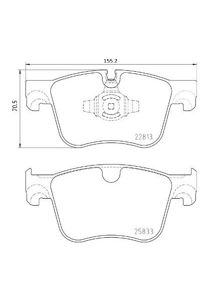 9001839 - Ön Fren Balatası Combo E 18 Grandland 17 C4 13 Berlıngo 18 Partner 18 Rıfter 18 308 13 3008 16 508 18 5008 16 Ds7 17