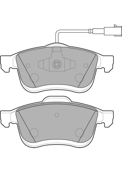 9002049 - Ön Balata Fıat Doblo Iıı 10 Opel Combo 12 1.3d Mtj 1.4 1.6d Mtj 2.0d Mtj