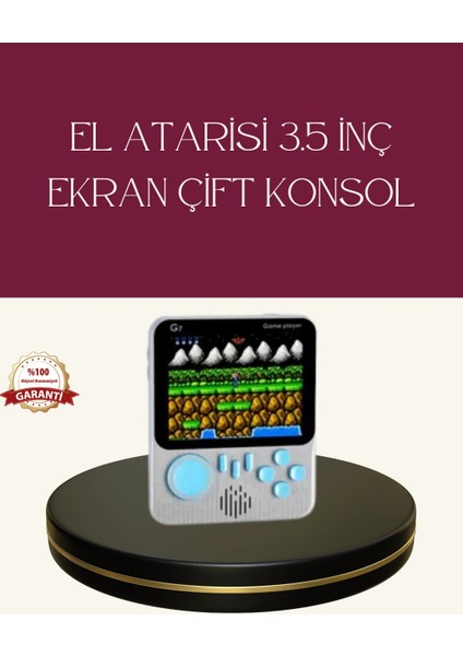 Şarjlı 3.5 Inç Retro Oyun Konsolu