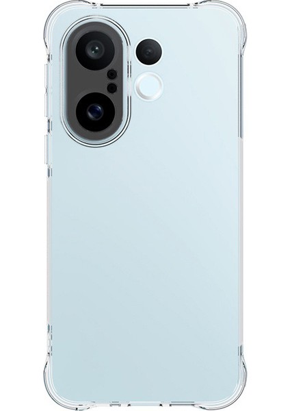 Vivo X200 Fe Uyumlu Kılıf Kamera Çıkıntılı Kristal Şeffaf Kaymaz Silikon Kapak fiyatları