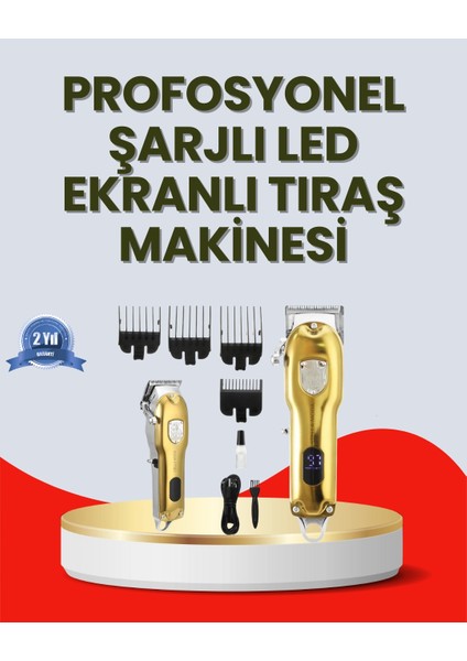 Çok Fonksiyonlu Saç, Sakal ve Vücut Için Tıraş Makinesi