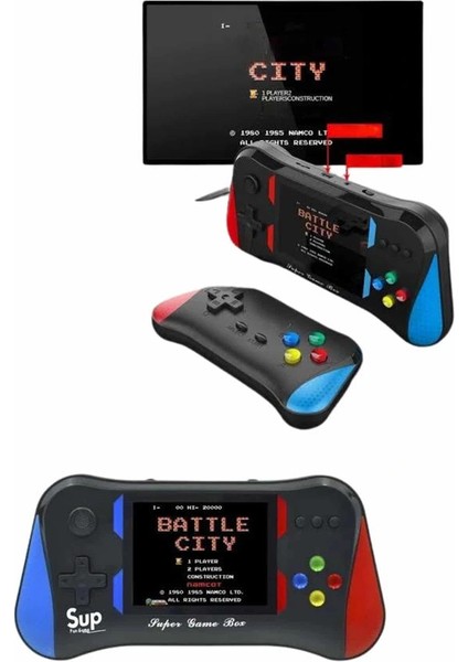 500 Oyunlu Retro Sup Konsolu Taşınabilir Mini Gamepad 3,5 Inç Ekran indirimleri