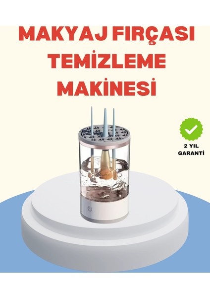 Profesyonel Makyaj Fırçası Temizleme ve Kurutma Makinesi