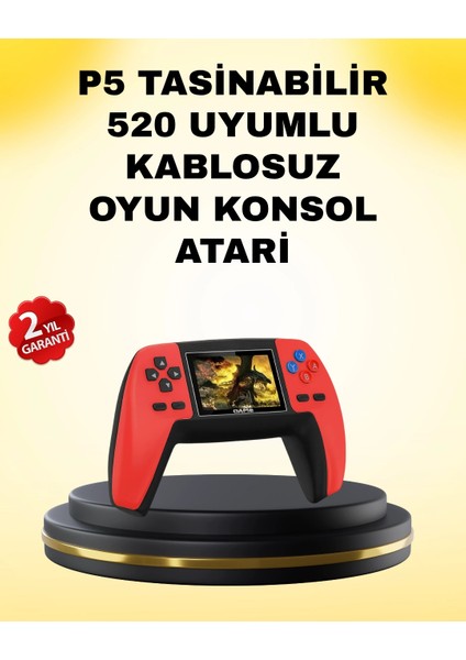 P5 Retro Gamepad 520 Oyunlu Tv ve Elde Oynanabilir Konsol