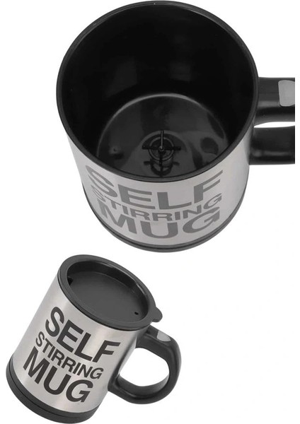 Karıştırıcı Özellikli Mikser Kupa Bardak Kompakt Taşınabilir Mug