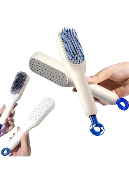 Otomatik Temizlenen Ergonomik Saç Tarağı – Masaj Başlıklı indirimleri
