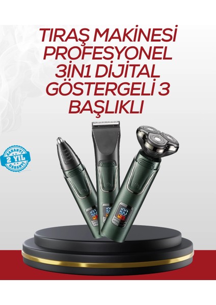 Burun, Sakal ve Saç Için Erkek Tıraş Cihazı