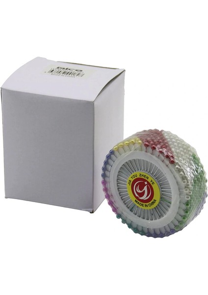 Yuvarlak Disk Standlı 1440 Adet Renkli Toplu Başörtü Iğnesi (5047)