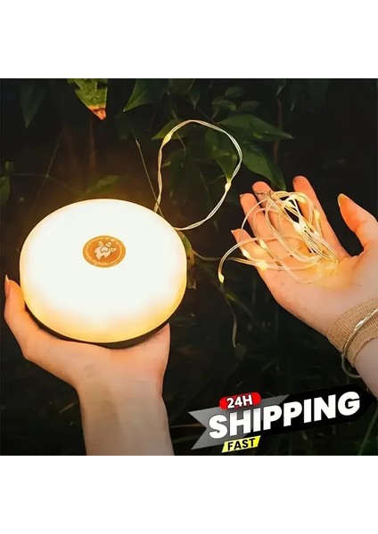 6 Fonksiyonlu 8 Metre USB Şarj Edilebilir Rgb LED Kamp ve Dekorasyon Işığı | Powerbank Özellikli (5047) fırsatları