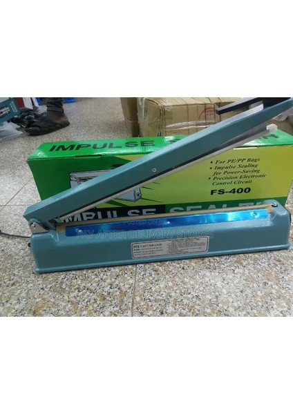 40CM Metal Gövde Poşet Ağzı Yapıştırma Kapatma Makinası FS-400 (5047)