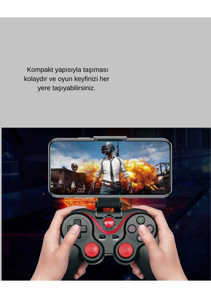 Telefon, Tablet ve Pc Için Çok Fonksiyonlu Bluetooth Gamepad indirimleri