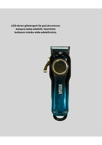 Uzun Çalışma Süreli LCD Göstergeli Saç Kesme Makinesi fırsatları