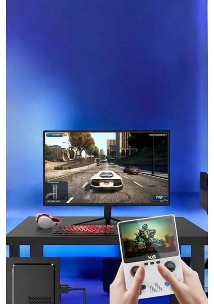 Çocuklara Özel 666 Oyunlu X6 Atari Video Izleme ve Müzik Dinleme indirimleri