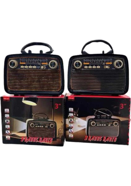 Eskitme Nostalji Tasarımlı Bluetoothlu Nostalji Radyo Ahşap Nostaljik Görünümlü fiyatları
