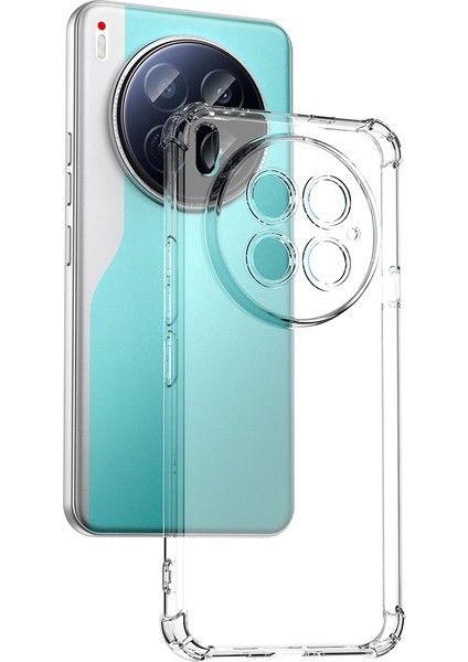 Tecno Camon 40 Premier 5g Uyumlu Kılıf Kamera Çıkıntılı Kristal Şeffaf Kaymaz Silikon Kapak
