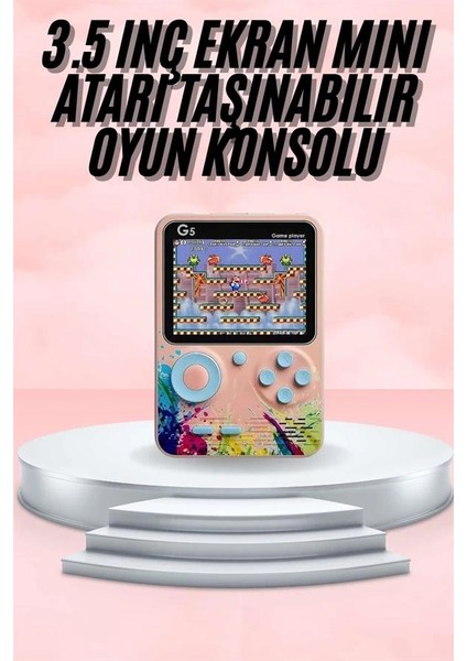 3.5 Inç Klasik Retro LCD Ekran 500 Oyunlu Oyun Konsolu Taşınabilir fiyatları