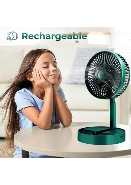 Şarjlı Masaüstü Fan USB Şarjlı Mini Fan (5047) fiyatları