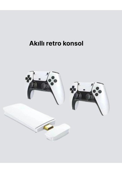 20.000 Yüklü Oyunlu Kablosuz Retro Oyun Konsolu 4K Destekli indirimleri