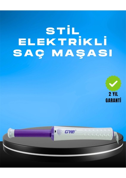 Gw Saç Kıvırma Makinesi – 360° Döner Başlık, Negatif Iyon Teknolojisiyle